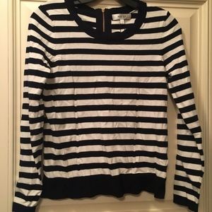 Gorgeous MILLY of NY Navy & White Sweater SZ 2 S